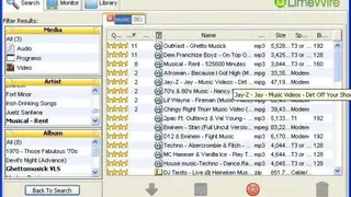 LimeWire screenshot