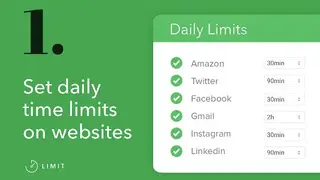 Limit – Set Limits for Distracting Sites screenshot