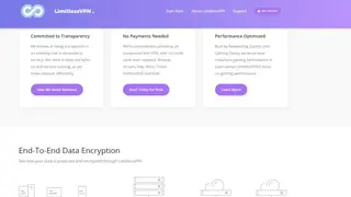 LimitlessVPN screenshot