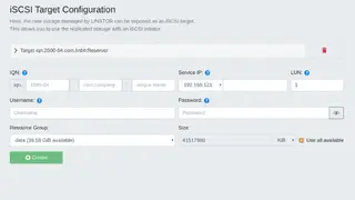 LINBIT VSAN screenshot