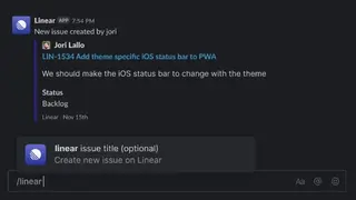 Linear screenshot