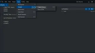 Lines code editor screenshot