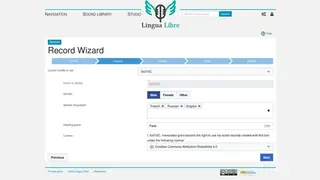Lingua Libre screenshot