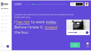 Linguix Writing Coach screenshot