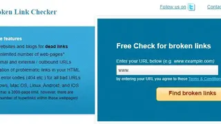 Link checker BrokenLinkCheck screenshot
