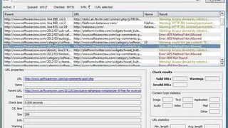 LinkChecker screenshot