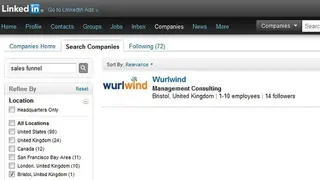 Linkedin Company Directory screenshot