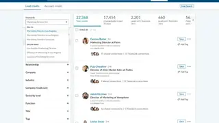 LinkedIn Sales Navigator screenshot