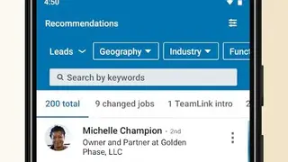 LinkedIn Sales Navigator screenshot