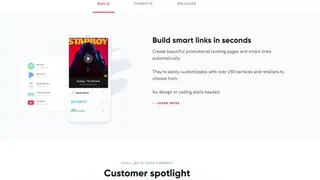 Linkfire screenshot