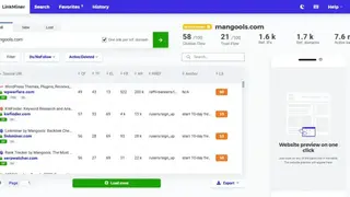 LinkMiner screenshot