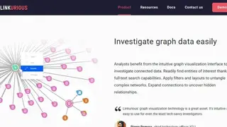 Linkurious screenshot