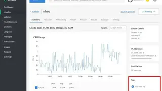 Linode screenshot