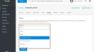 Linode screenshot