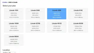 Linode screenshot