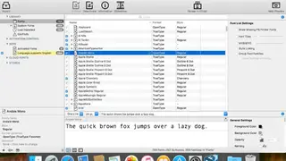 Linotype FontExplorer X Pro screenshot