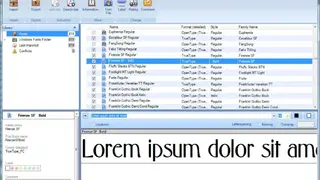 Linotype FontExplorer X Pro screenshot