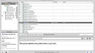 Linotype FontExplorer X Pro screenshot