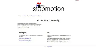 Linux Stopmotion screenshot