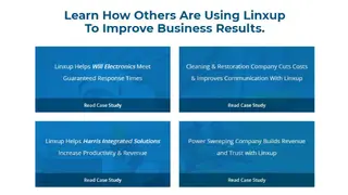 Linxup screenshot