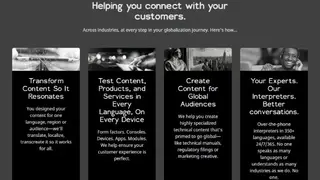 Lionbridge screenshot