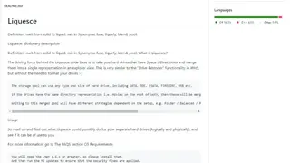 Liquesce screenshot
