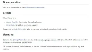 Liri screenshot