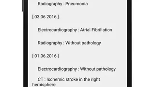 List of my patients screenshot