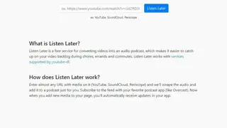 Listen Later screenshot