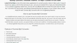 ListenToYoutube.Online screenshot