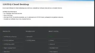 LISTEQ Cloud Desktop screenshot