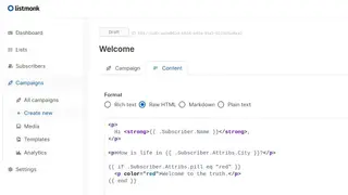 Listmonk screenshot