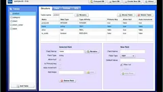 Lita SQLite Manager screenshot