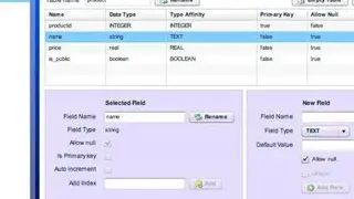 Lita SQLite Manager screenshot