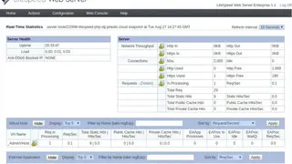 LiteSpeed Web Server screenshot