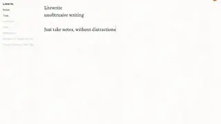 Litewrite screenshot