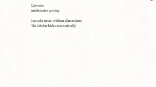 Litewrite screenshot