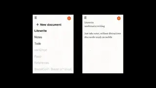 Litewrite screenshot