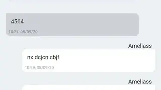 Live helper chat screenshot