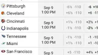 Live Scores and Odds screenshot