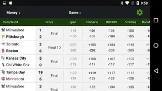 Live Scores and Odds screenshot