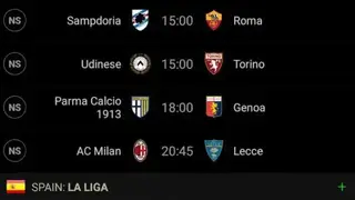 Live Scores Soccer Center screenshot