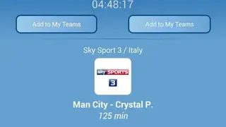 Live Sports TV Listings Guide screenshot