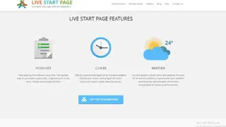 Live Start Page screenshot