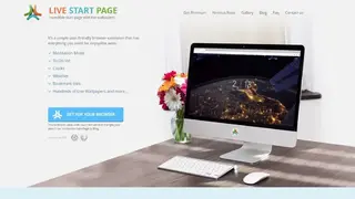 Live Start Page screenshot