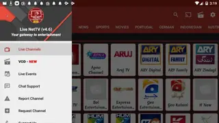 Livenettv screenshot