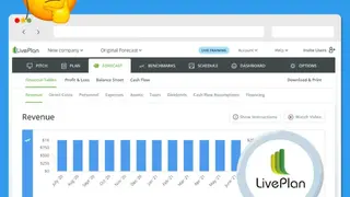 LivePlan screenshot