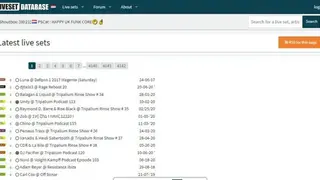 Liveset Database screenshot