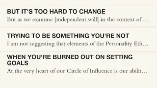 Living the 7 Habits screenshot