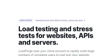 LoadForge screenshot